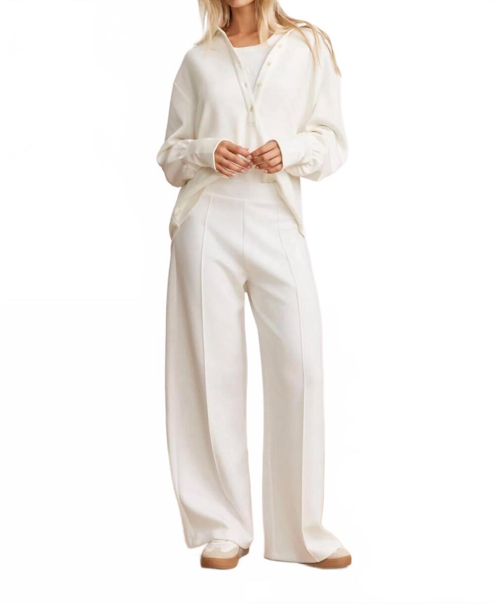 NEW LUNE ACTIVE eva wide leg pant in white